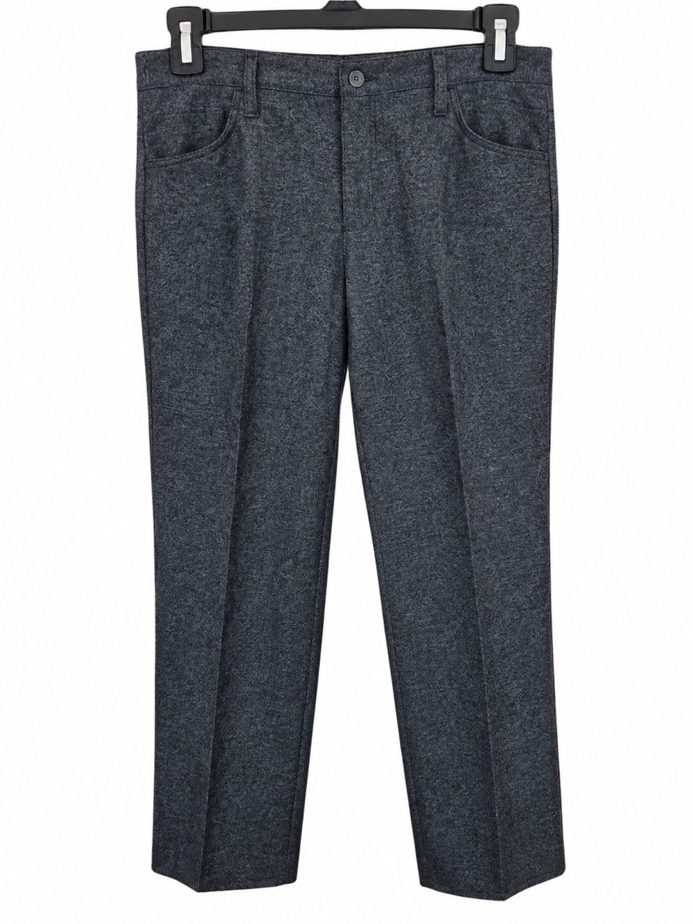 Wrangler 82HK Charcoal Textured Straight Leg Pants – 38x32
